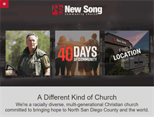 Tablet Screenshot of newsongchurch.com