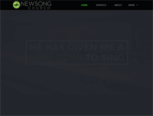 Tablet Screenshot of newsongchurch.org